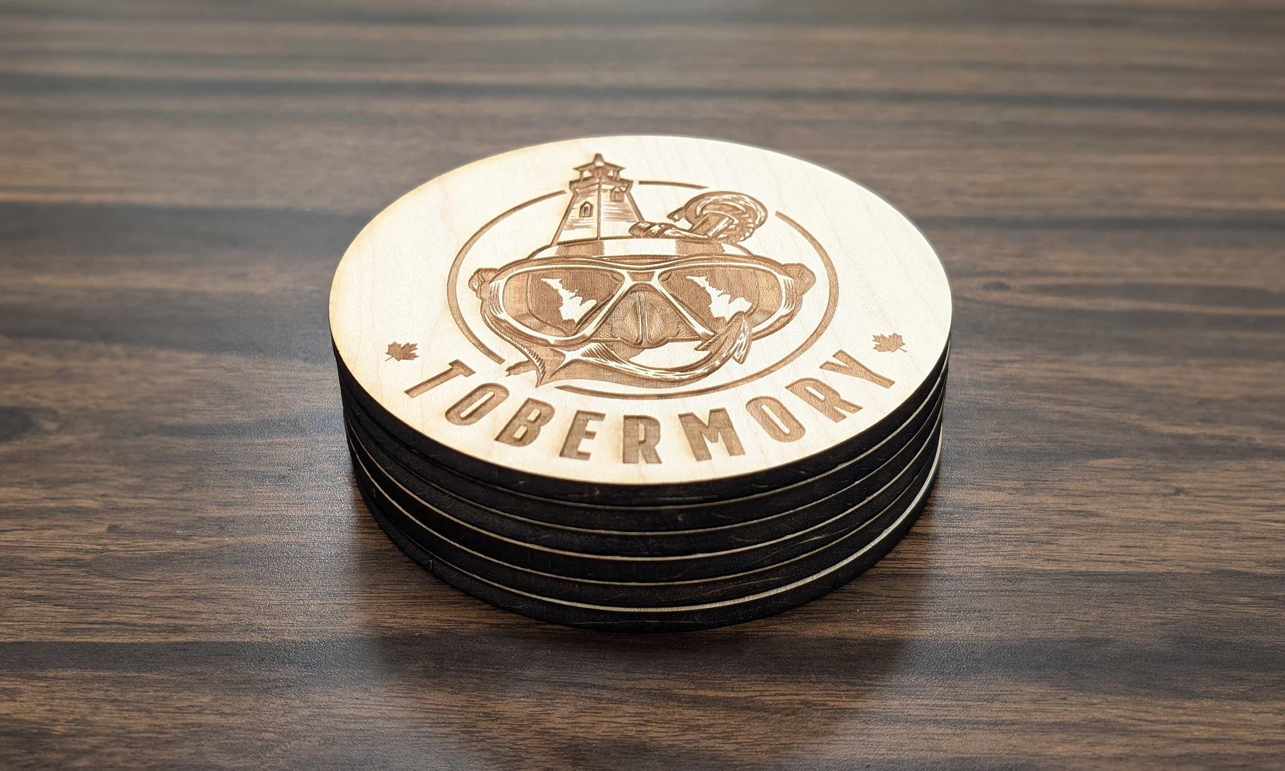 Laser Engraved Coasters