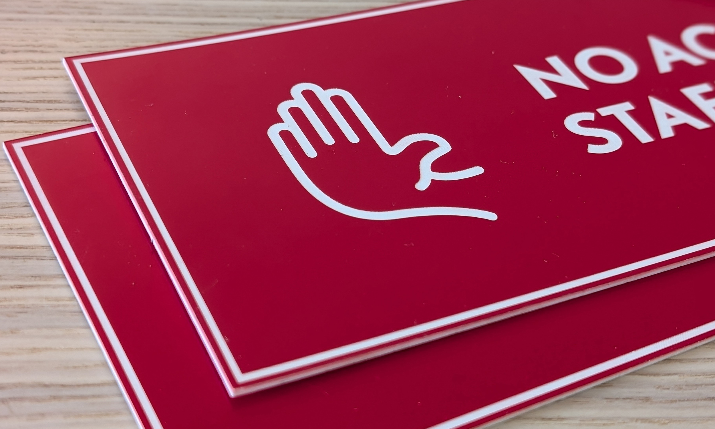 Laser Cut Sign